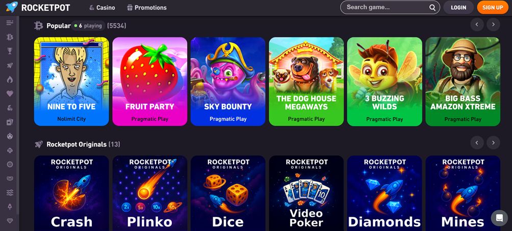 rocketpot casino
